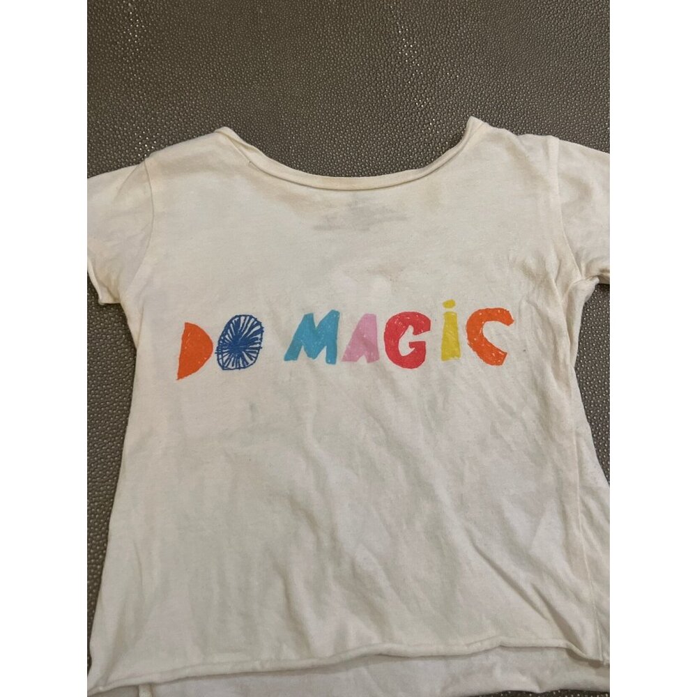 Noe & Zoe Berlin “Do Magic” Rolled Edge Tee 12M GUC